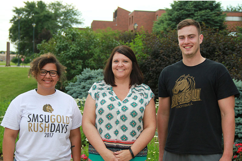 From left: Shelbie Jackson, Jessica Bentley, Keaton Rommel